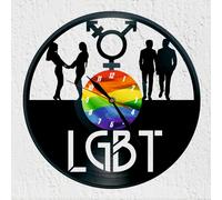 Orologio da parete in vinile LGBT a disco in vinile, diversità, decorazione, ...