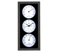 Orologio da parete Lowell Con Termometro e Igrometro JA7071NB