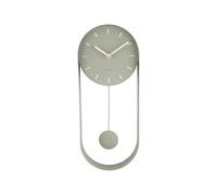 Orologio da parete Karlsson Charm 'Pendulum' - Verde Giungla (KA5822DG)