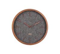 Orologio da parete Karlsson legno colore noce