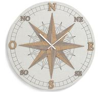 Orologio da parete legno laminato rotondo D30 cm ROSA DEI VENTI TRS
