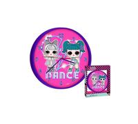 Orologio da Parete - Lol Surprise - Dance Unique - 18 cm - Rosa - Interno