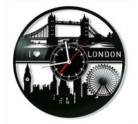 Orologio da parete Londra - Orologio da parete in vinile Gran Bretagna - Regalo per gli amanti di Londra - Decorazione originale da parete per la casa