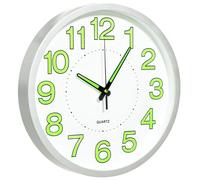 vidaXL Orologio da Parete Luminoso Bianco 30 cm