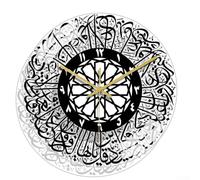 Orologio da parete minimalista in acrilico a specchio aggiunge classe al tuo spazio abitativo mantenendo il tempo in silenzio (A)