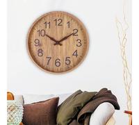 Orologio da parete minimalista nordico in legno da 12 pollici Minimalismo