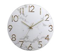 Orologio da parete modello marmo 12 pollici silenzioso anti ticchettio per uso c