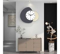 Orologio da parete moderno e minimalista, silenzioso, senza ticchettio, quadrante a 3 strati, stile nordico, decorazione per la casa per soggiorno, camera da letto, aula e ufficio, 46 x 39 cm