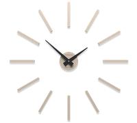 Orologio da parete moderno numeri adesivi legno sabbia 62cm