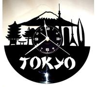 OROLOGIO DA PARETE Muro in Vinile Città Capitale Arte Cultura Giappone - TOKYO