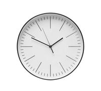 Orologio da parete nero 30 cm, movimento continuo. Progettato per: Decorare gli spazi e facilitare la lettura dell'ora.