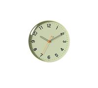 Orologio da Parete Orologio al Quarzo Orologio for la casa, Soggiorno, Camera da Letto, Orologio da Parete Muto, Creativo, Moderno e Semplice(Green,L)
