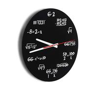 Orologio da Parete, Orologio da Parete Creativo Orologio Matematico in Acrilico Orologio da Parete Eiko per Ufficio Cucina Camera da Letto Scolastica