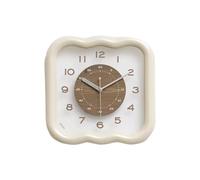 Orologio da parete orologio da soggiorno semplice, orologio da casa retrò, orologio nero montato a parete, adatto a soggiorno, studio, camera da letto, orologio per decori per ufficio (bianco,