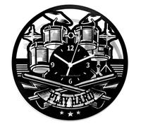 | Orologio Da Parete Per Batterista | Rock Heavy Metal Musica Band