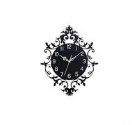 Orologio da parete per ufficio per soggiorno con funzionamento silenzioso a batteria, movimento senza ticchettio, quadrante grande, numeri facili da leggere, design moderno (senza pendolo)