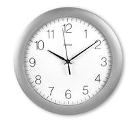 Orologio da parete radiocomandato DCF ""Tenerife"", Ø 30 cm, argento