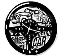 | Orologio Da Parete | Retro Car | Auto D'epoca | Storiche | Autofficina | Car Service