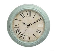 Orologio da parete retrò da 30,5 cm con movimento silenzioso e design classico per una decorazione senza tempo (C)