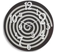 Orologio da parete rotondo D30 cm in legno laminato RSN - SPIRALE