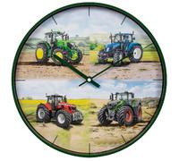Orologio da parete rotondo per trattori Massey Ferguson John Deere New Hollan...