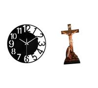 Orologio Da Parete, Scultura Cattolica, Regalo Per Bagno, Camera Da Letto,