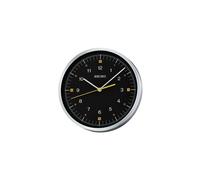 Orologio da parete Seiko Cassa in alluminio quadrante nero diametro 25cm QXA566J