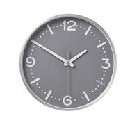 Orologio da Parete Silenzioso Diametro 30 cm in Alluminio Facile da Leggere