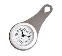 Orologio da Parete Silenzioso, Digitale da Cucina e Bagno, Impermeabile, Piccolo Con Ventosa - Decorazione per la Casa (Grigio)