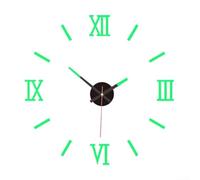 Orologio da parete silenzioso in acrilico con funzione luminosa per montaggio fai da te e installazione flessibile, adatto per varie impostazioni della stanza (luce notturna)