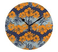 Orologio da parete silenzioso senza ticchettio Il simpatico gattino augura un felice giorno dell'indipendenza Orologio rotondo decorativo a batteria alla moda per camera da letto Ufficio Scuola Casa