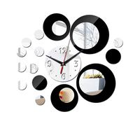 Orologio da parete specchio acrilico unico per decorazione sala studio argento+n