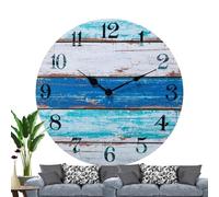 Orologio Da Parete Spiaggia - Orologio Da Parete Mare | Orologi Da Parete Di Facile Da Leggere | Orologio Da Parete Senza Tictac | Orologio Da Parete Con Paesaggio Di Spiaggia Silenzioso | Orologio