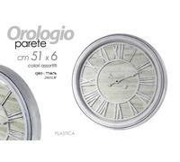 OROLOGIO DA PARETE STILE ANTICO VINTAGE NUMERI ROMANI CLASSICO MODERNO B 516 cm