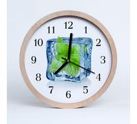 Orologio da Parete Tondo Legno 20cm Classicio Gelato alla menta Decorazione