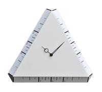 Orologio da Parete Triangolare 38X38Cm Pirondini Italia Pitagora Bianco