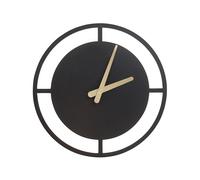 Orologio da parete TRIENT 40 cm Nero Metallo