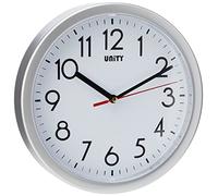 Orologio da parete Unity, Hastings, Silenzioso, Moderno, Argento, 22 cm