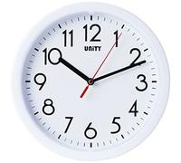 Orologio da parete Unity, Hastings, Silenzioso, Moderno, Bianco, 22 cm