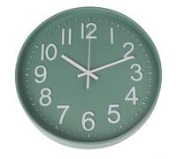 Orologio da Parete Verde 30cm Resina ABS Design Moderno | Movimento silenzioso per zero ticchettio, ideale per dormire, studiare e lavorare a fuoco profondo