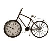 Orologio da parete vintage a forma di bicicletta Dimitri, 50x30 cm, nero.