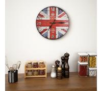 vidaXL Orologio da Parete Vintage UK Ufficio Decorazione Murale Casa Cucina