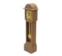 Orologio da pavimento per casa delle bambole, in miniatura, decorazione per casa delle bambole e diorama, giocattolo realistico, orologio del nonno in miniatura per 1:12 scrivania