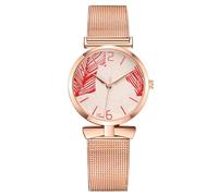 Orologio da polso al quarzo con cinturino a passaggio singolo Orologio da polso Orologio da polso Business Date Casual Watch, Rosso, misura unica