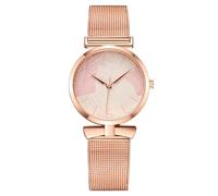 Orologio da polso al quarzo con cinturino a passaggio singolo Orologio da polso Orologio da polso Business Date Casual Watch, rosa, misura unica