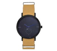 Orologio da polso al quarzo con quadrante rotondo, cinturino in nylon, da uomo e da donna, per gli amanti