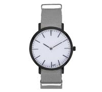 Orologio da polso al quarzo con quadrante rotondo, cinturino in nylon, da uomo e da donna, per gli amanti