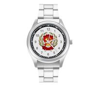 Orologio da polso al quarzo personalizzato con numeri arabi e numeri arabi della Repubblica Socialista Federativa Sovietica Russa