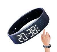 Orologio da polso allarme vibrazione silenzioso - banda intelligente con funzione snooze | Comodo design di abbigliamento per le dormiente a lungo unisex per la gestione quotidiana del e il trac