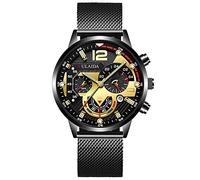 Orologio da polso analogico al quarzo, da uomo, da viaggio, A, misura unica